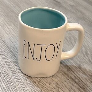 RAE DUNN Artisan ENJOY coffee mug beverage drinkware. New condition.